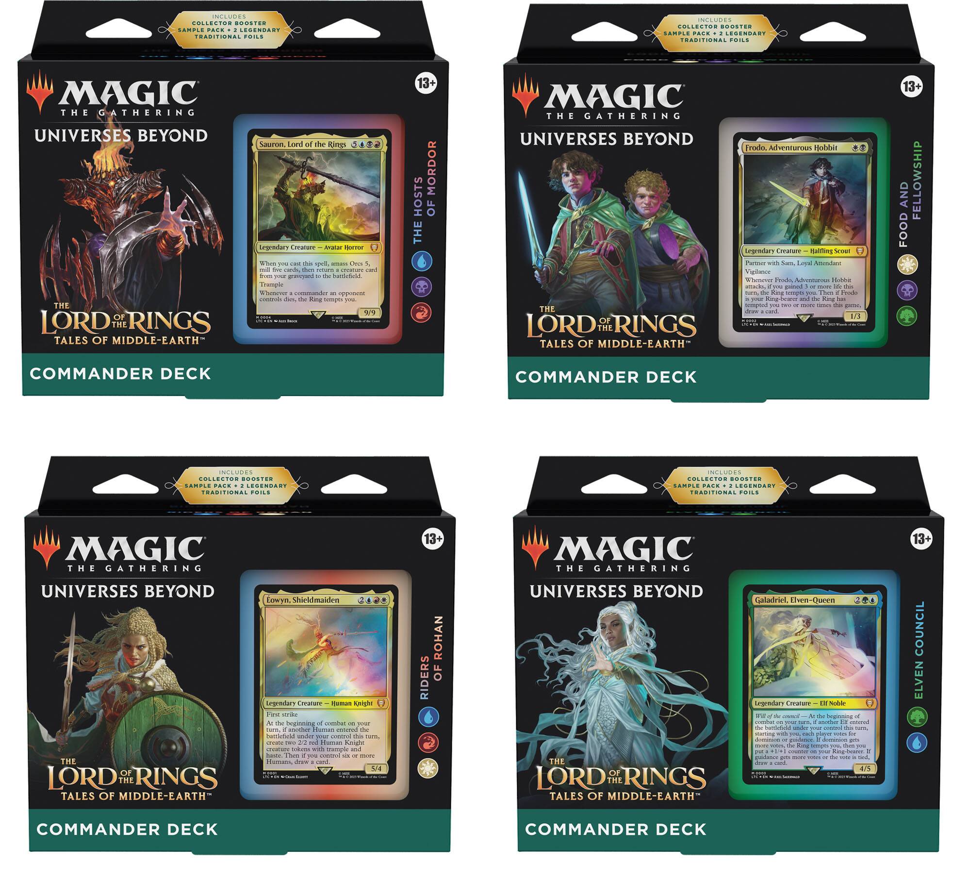 Wizards of The Coast - Magic: The Gathering: The Lord of the Rings: Tales of Middle-Earth Commander Deck - Styles May Vary