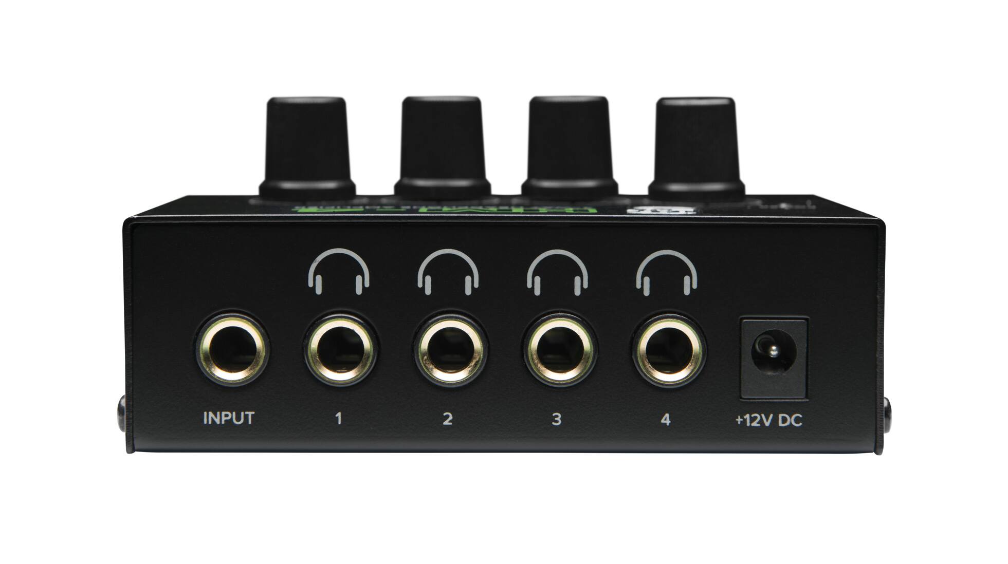 Alt View 12. Mackie - HM-4 4-Channel Headphone Amplifier - Black.
