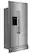Angle. Forno Appliances - 35 in. Wide Salerno 20 Cu. Ft. Built-In Side-by-Side Refrigerator with Modern Decorative Grill - Stainless Steel VCM.