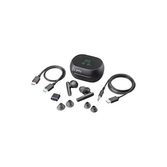 HP Poly Voyager Free 60+ UC True Wireless ANC Earbuds, Zoom HP Poly Voyager Free 60+ UC True Wireless ANC Earbuds, Zoom