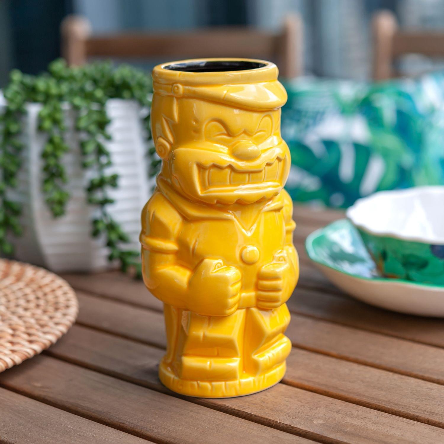 Alt View 3. ThinkGeek - Geeki Tikis Popeye's Bluto Mug | Ceramic Tiki Style Cup | Holds 23 Ounces - Orange.