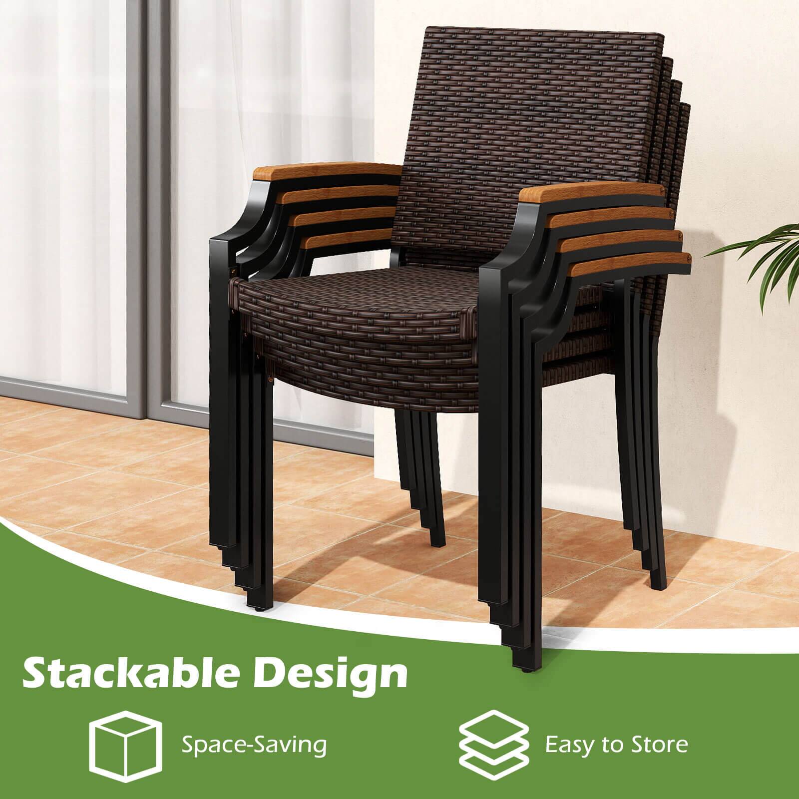 Stackable Design  
Space-Saving  
Easy to Store