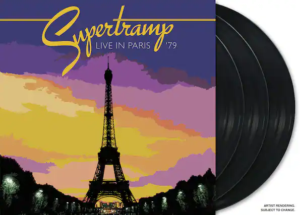 Supertramp
LIVE IN PARIS '79
ARTIST RENDERING.
SUBJECT TO CHANGE.