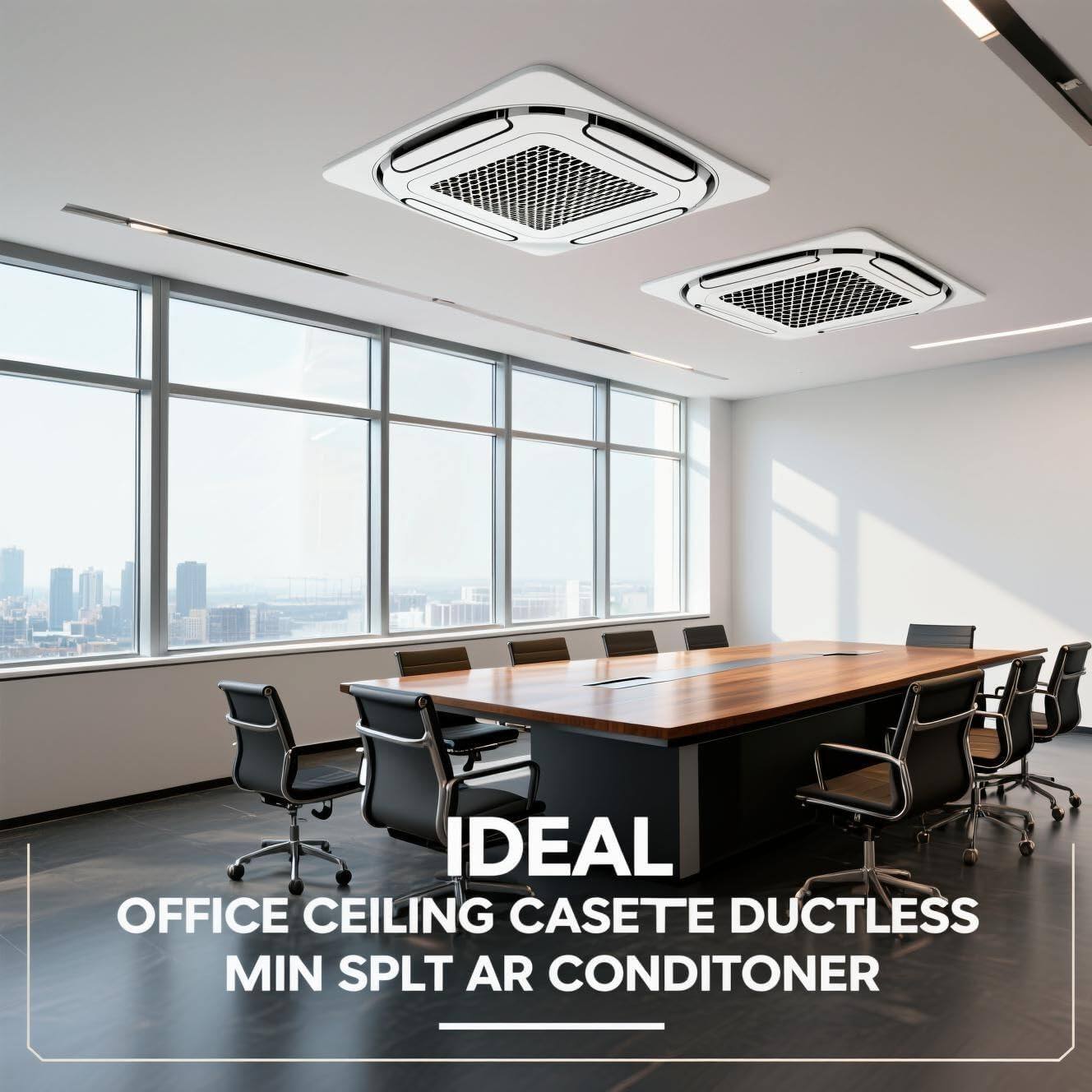IDEAL OFFICE CEILING CASETE DUCTLESS MIN SPLIT AR CONDITIONER