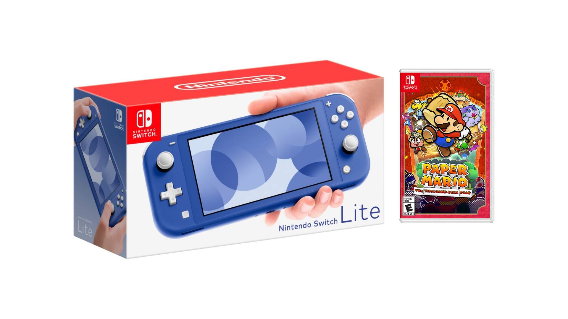 Switch Lite Paper Mario: The Thousand-Year Door Bundle - Nintendo Switch