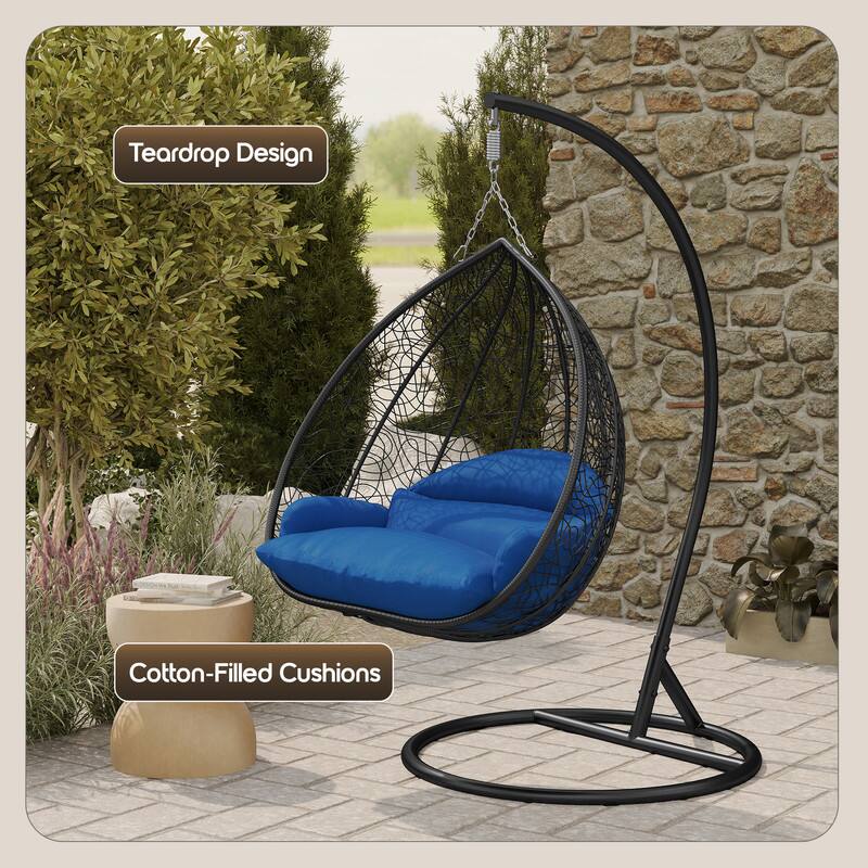 Teardrop Design  
Cotton-Filled Cushions