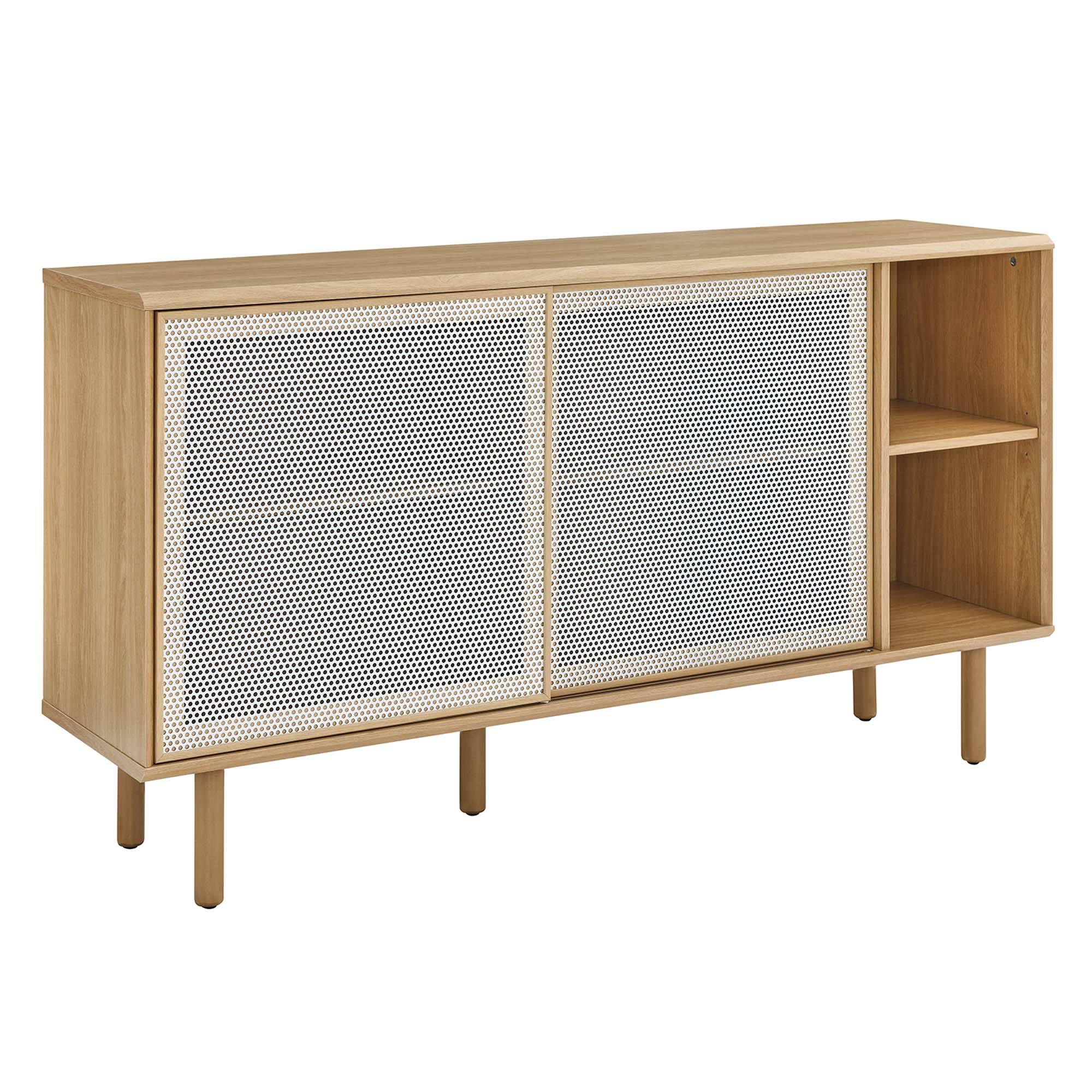 Angle. Modway - Kurtis 59" Sideboard by Modway - Oak.