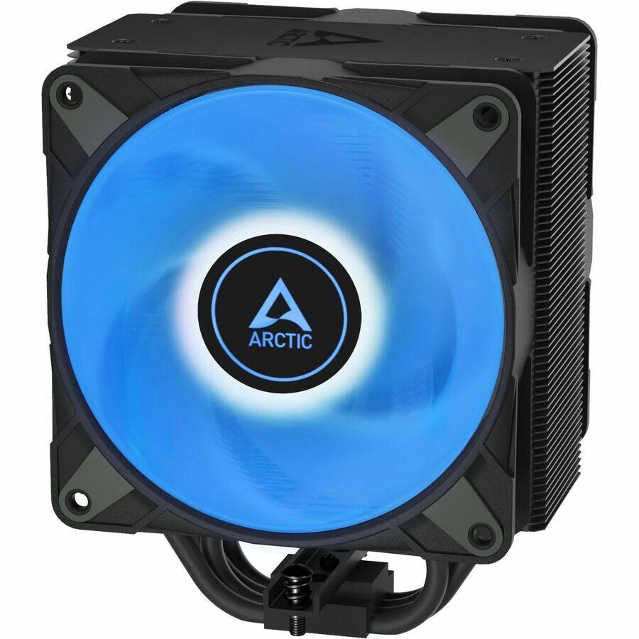 Left. Arctic - Freezer 36 A-RGB (Black) Multi Compatible Tower CPU Cooler with A-RGB - Black.