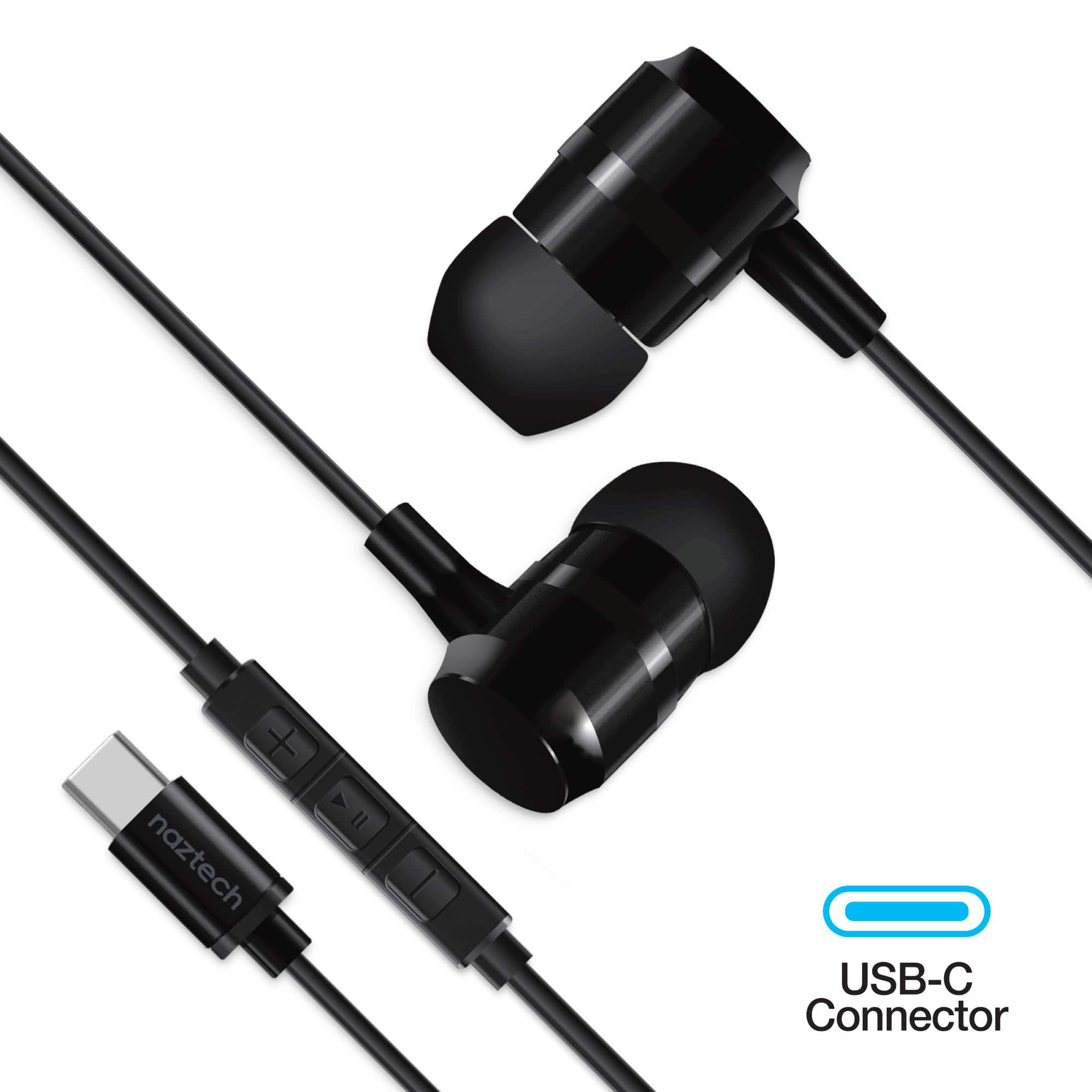 Naztech - USB-C Metal Earphones