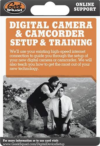 Front Standard. Geek Squad® - Digital Camera and Camcorder Setup and Training.