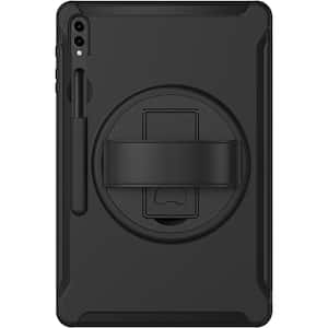 SaharaCase - Protection Hand Strap Series Case for Samsung Galaxy Tab S10 Ultra, Tab S9 Ultra, and Tab S8 Ultra - Black