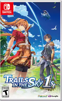 Trails in the Sky 1 is a video game for the Nintendo Switch console. It is part of the Trails series and is rated E for Everyone by the ESRB. The game is developed by Falcom and published by GungHo. - T (Teen 13+)