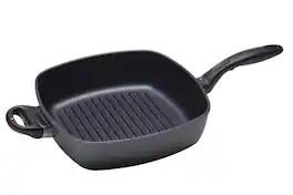 Swiss Diamond - 11 x 11 Inch Nonstick Deep Square Grill Pan - Black