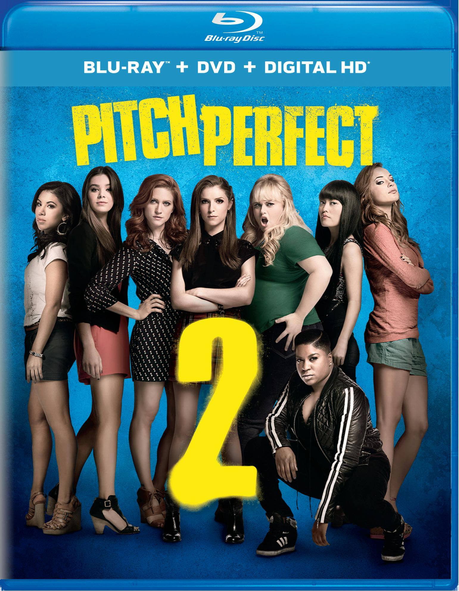 Front. Pitch Perfect 2 (DVD + Digital) [Blu-ray].