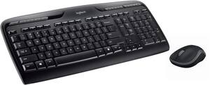 Logitech - MK320 Wireless Keyboard and Mouse - Black - Front_Zoom
