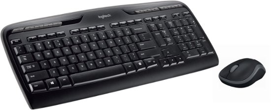 Logitech Full-size Wireless Membrane Keyboard and Mouse Bundle Black 920-002836 Best Buy