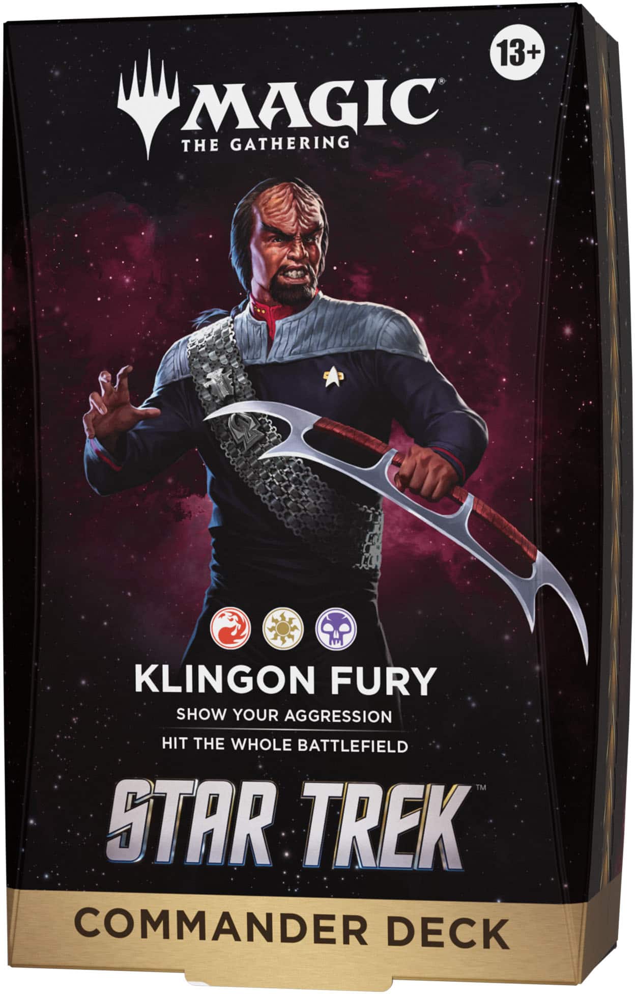 Wizards of The Coast - Magic: The Gathering  Star Trek Commander Deck - Klingon Fury