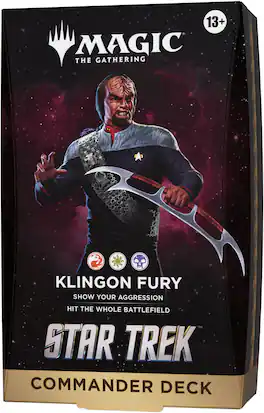 Wizards of The Coast - Magic: The Gathering Star Trek Commander Deck - Klingon Fury