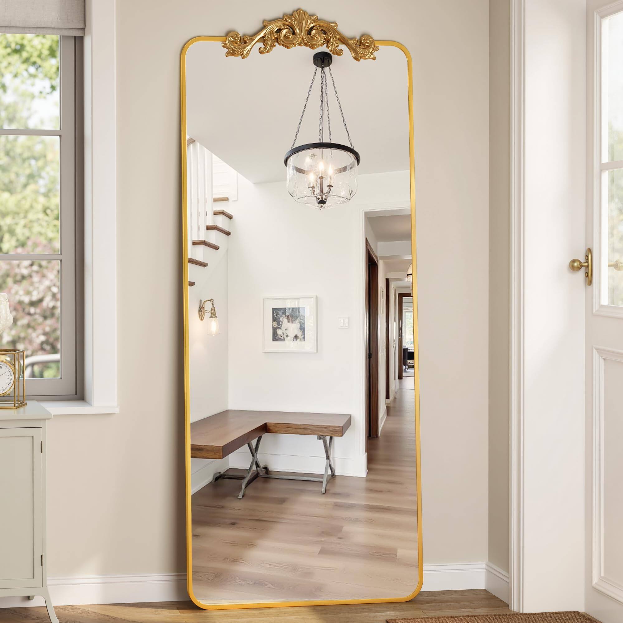 Gold-58"L x 18"W-Retro Style