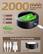 2000 mAh Rechargeable Battery
- 13.5 Hours Max Brightness
- 134 Hours Min Brightness
- 2.5 Hours Charging Time
ECO FRIENDLY
- Red: Charging
- Green: Fully Charge
Fast & Easy Recharging
- Low on Battery
- Fully-charged