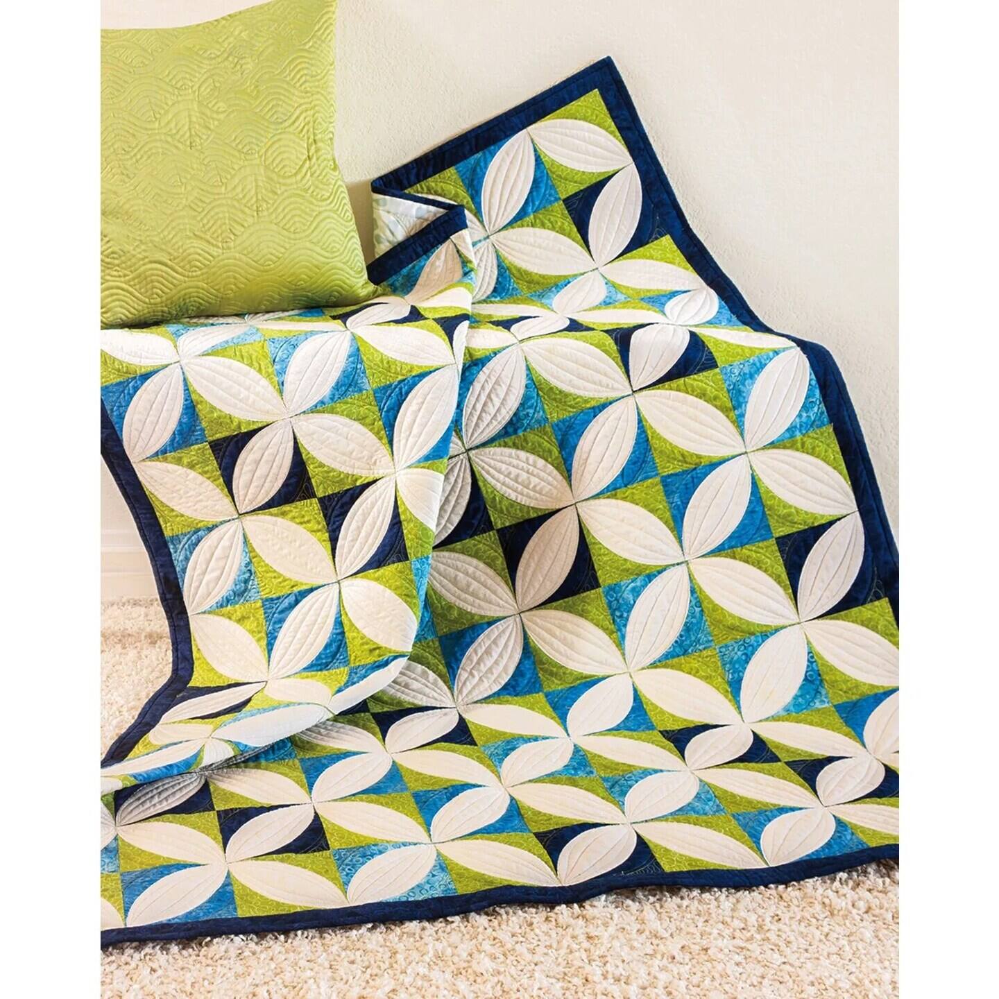 Alt View 2. AccuQuilt - Orange Peel Go! Fabric Cutting Dies, 4.5" by 4.5" - Orange.