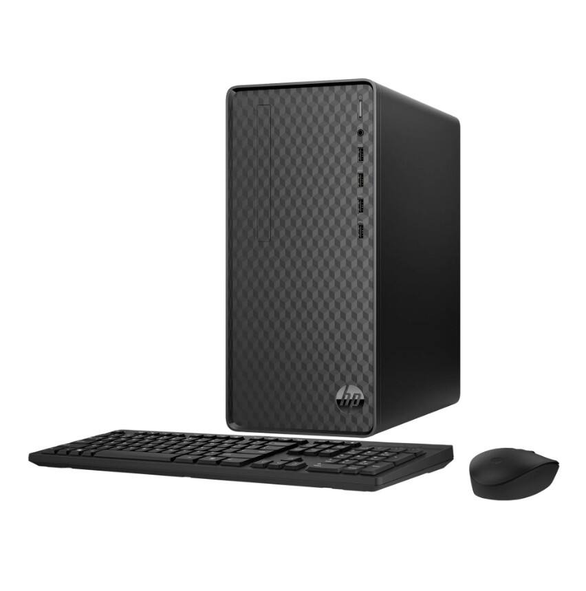 Left. HP - HP Desktop Computer PC, Intel Core i5-13400, 1.8 GHz up to 4.6 GHz, 32GB DDR4 Ram, 1TB SSD, Windows 11 Pro, Black.