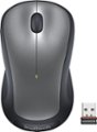 Front Zoom. Logitech - M310 Wireless Optical Mouse - Silver.