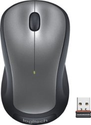 Logitech - M310 Wireless Optical Ambidextrous Mouse - Silver - Front_Zoom