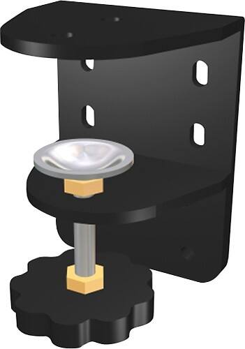 Angle Standard. DoubleSight - Base-Style Desk Clamp for Select Flex Stands - Black.
