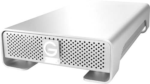 Angle Standard. G-Technology - G-Drive 500GB External eSATA/FireWire/USB 2.0 Portable Hard Drive - Aluminum.