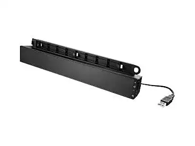 Front. Lenovo - Lenovo USB Soundbar Speaker for Monitors, Black (0A36190) - Black.