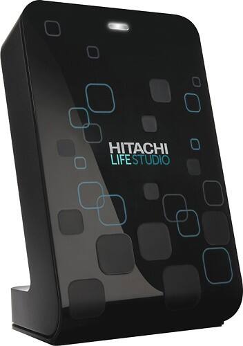Hitachi Lifestudio Desktop 1tb External Usb 2 0 Hard Drive Black 0s02662 Best Buy