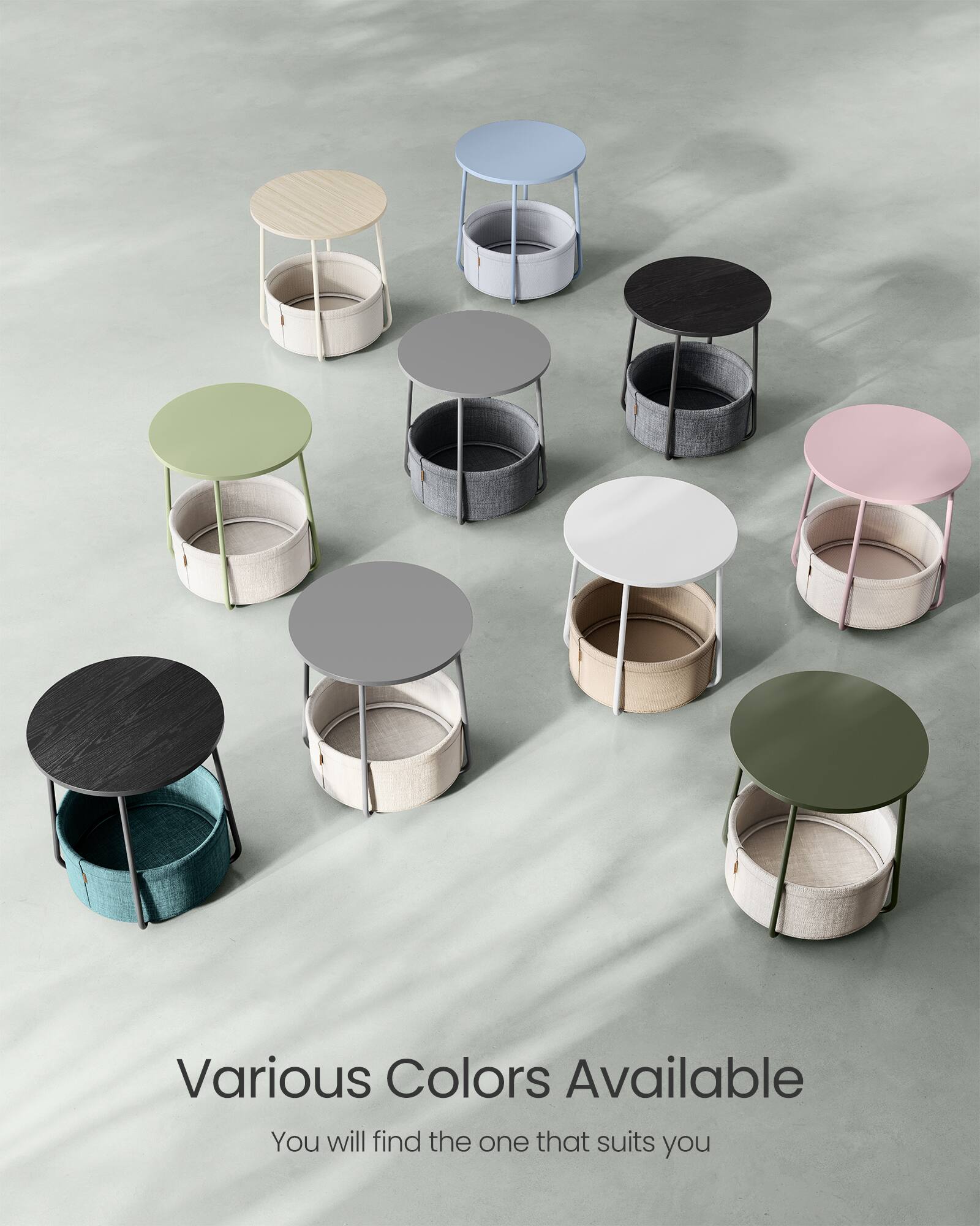 Various Colors Available  
You will find the one that suits you