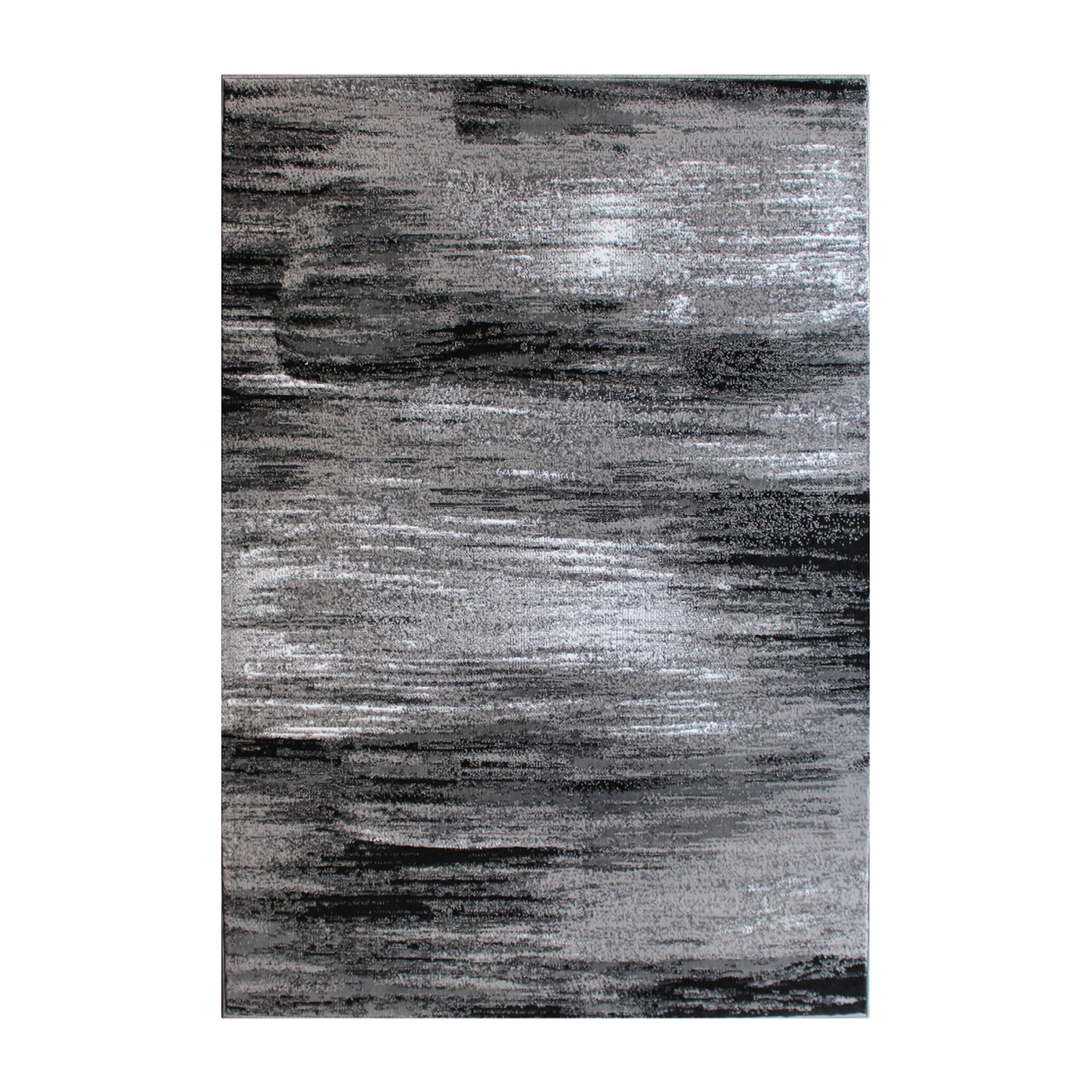 Alt View 1. Emma + Oliver - Oakland Ultra Soft Shaded Look Olefin Accent Rug with Natural Jute Backing - Grey.