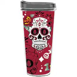 Indigo Falls - Arkansas Razorbacks 22oz. D-a de los Muertos Tumbler - Multicolor