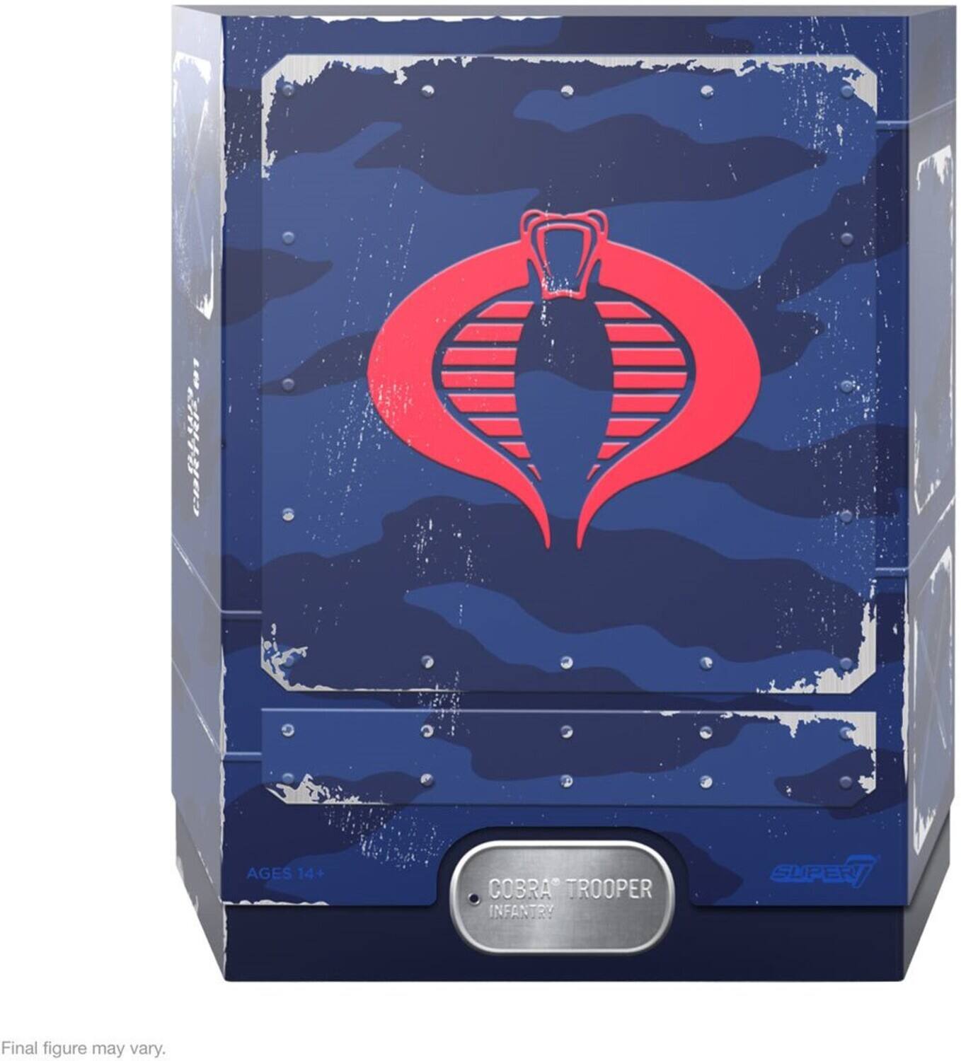AGES 14+ COBRA TROOPER INFANTRY Final figure may vary.