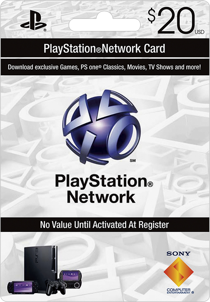 Sony US Playstation Network Playstation Store PSN USD 20 Dollar Code PS5 PS4
