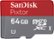Front Zoom. SanDisk - Pixtor 64GB microSDXC UHS-I Memory Card.
