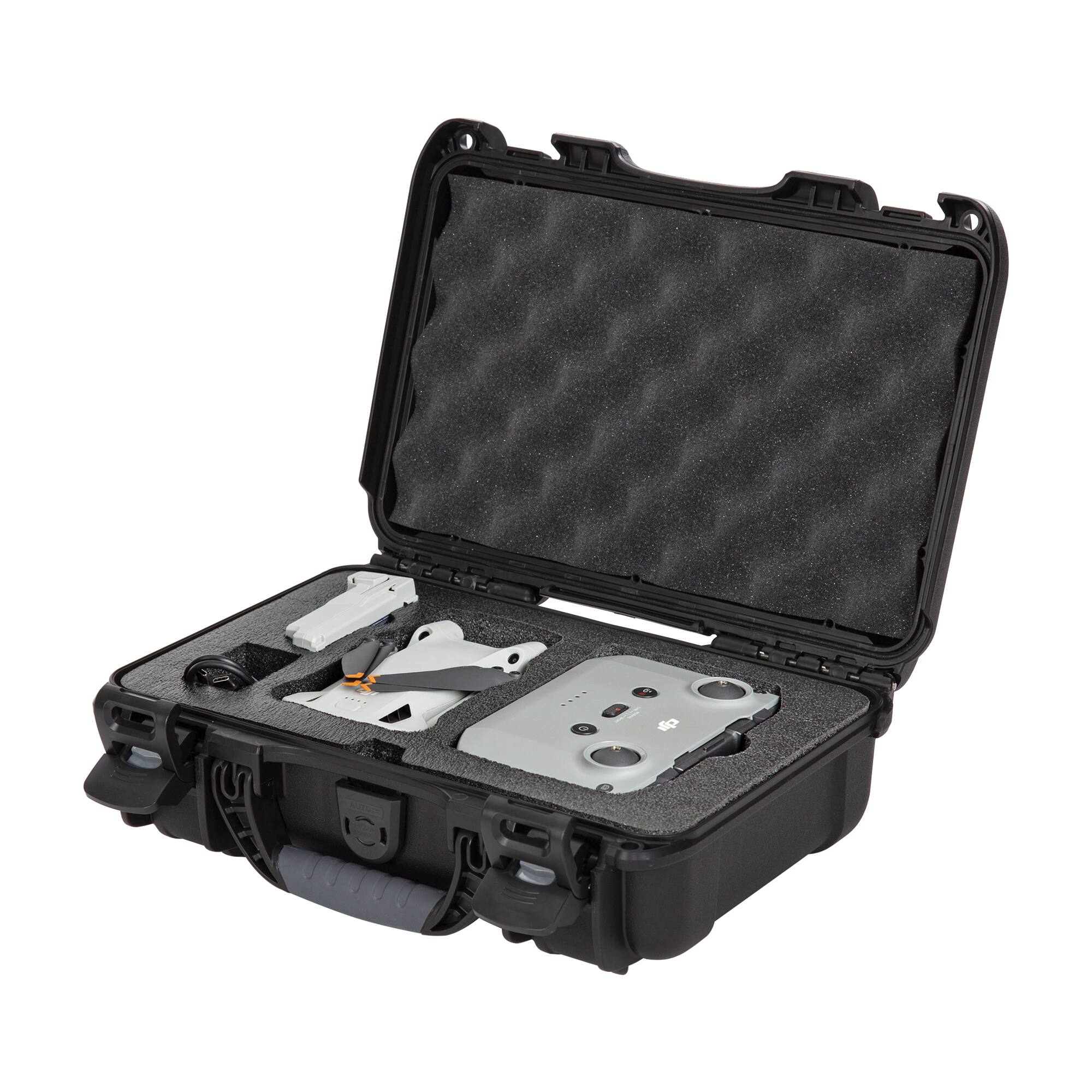 Alt View 17. NANUK - 909 Protective Hard Case with Insert for DJI Mini 3 Pro - Black.