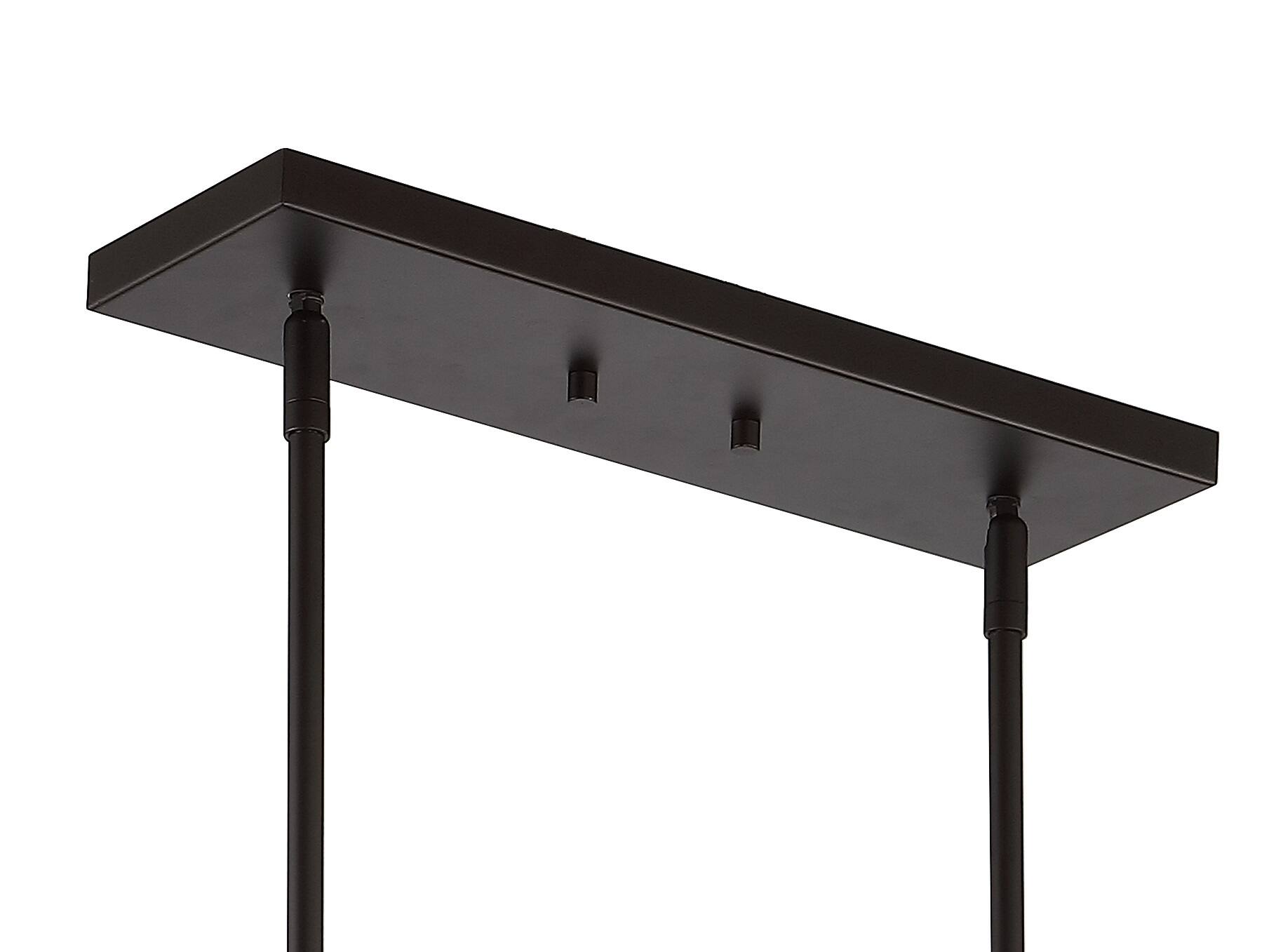 Alt View 5. Jonathan Y - Floyd 38" 5-Light Adjustable Iron Farmhouse Vintage LED Dimmable Pendant, Oil Rubbed Bronze - Oil Rubbed Bronze.