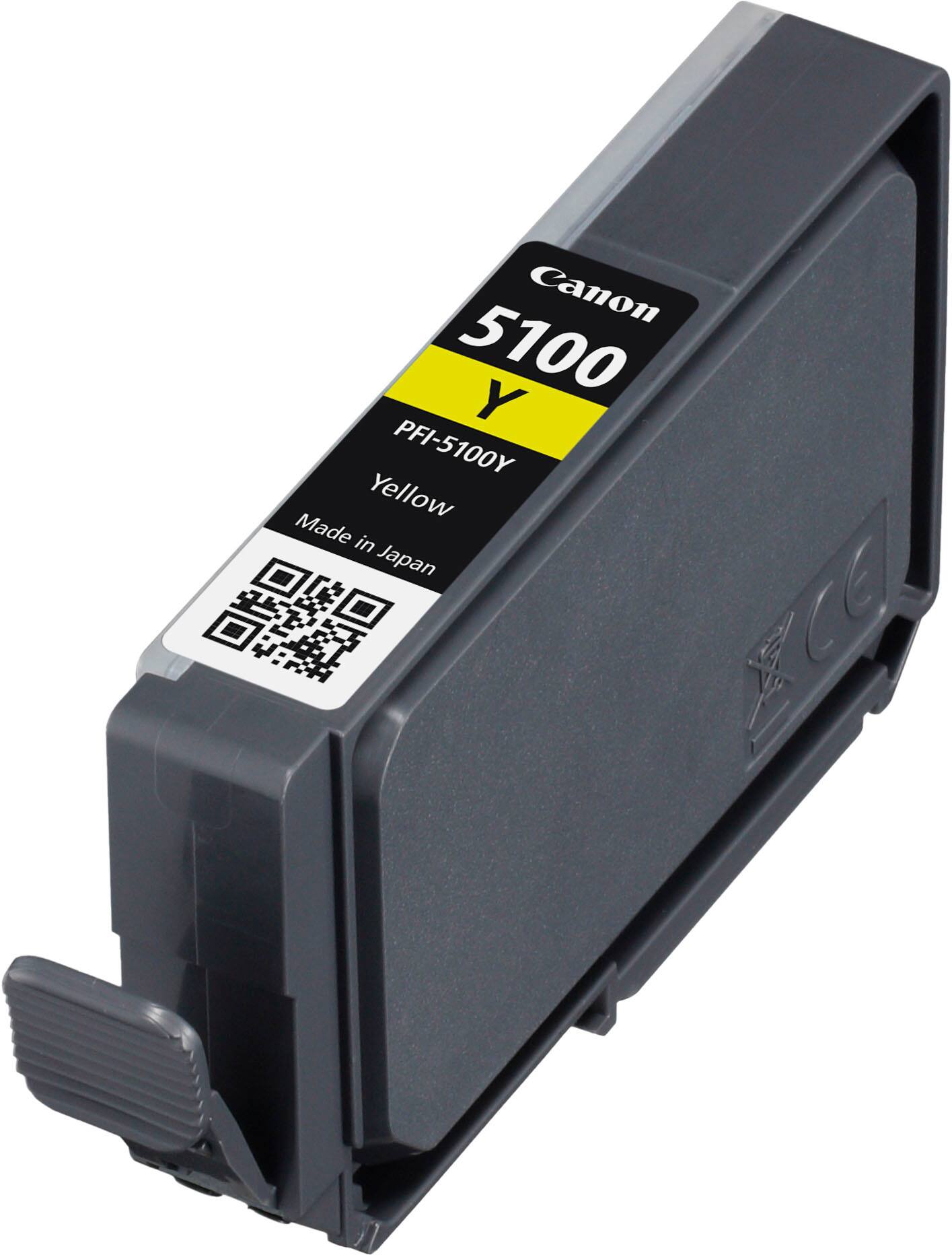 Canon - PFI-5100 AMR LUCIA PRO II Standard Capacity Ink Cartridge - Yellow