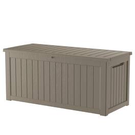 Chic Crate - 57.5'' W 230 Gallons Water Resistant Resin Lockable Deck Box - Brown