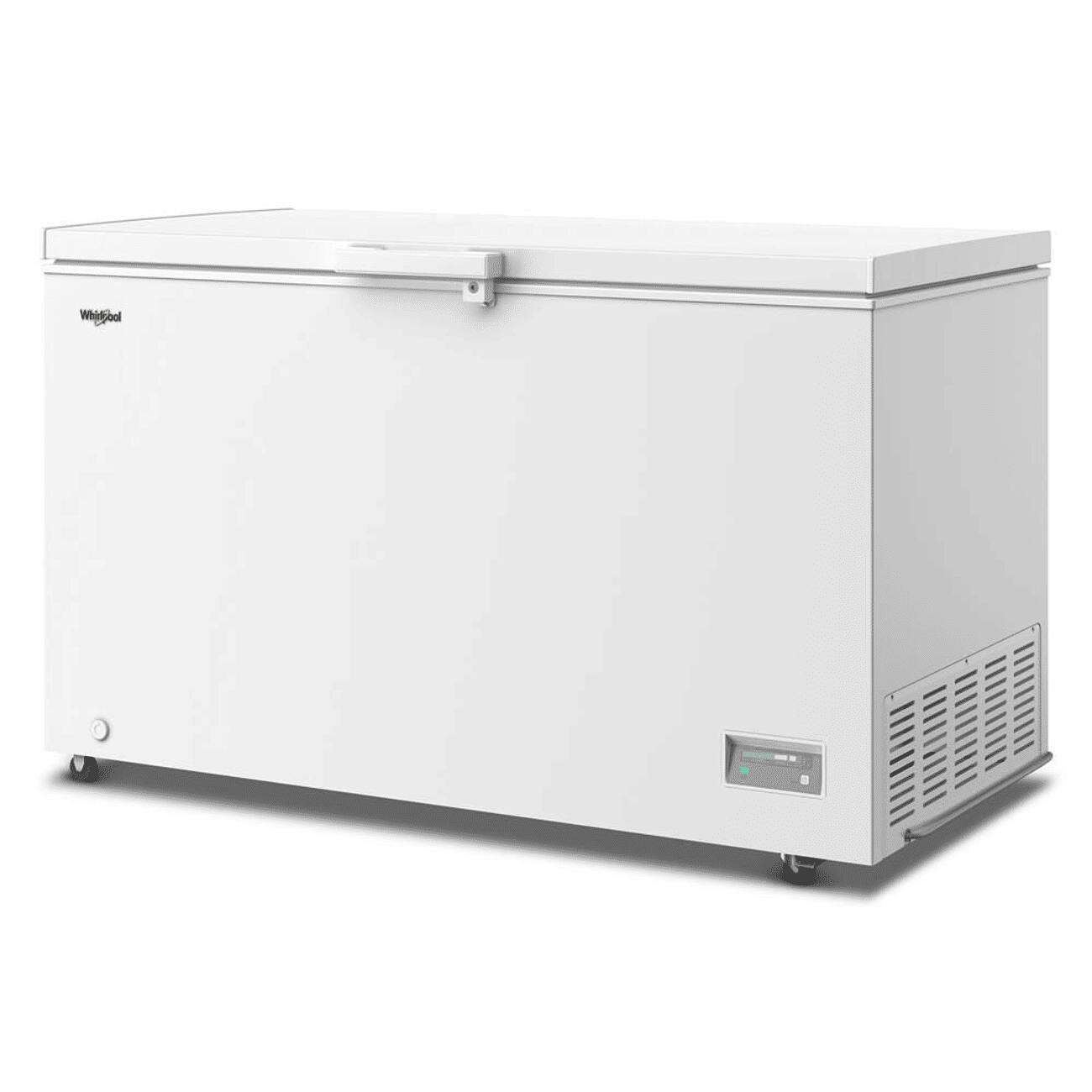Left. Whirlpool - Whirlpool 16 cu. ft. Convertible Freezer-to-Fridge Chest Freezer with 3 Storage Baskets - White.
