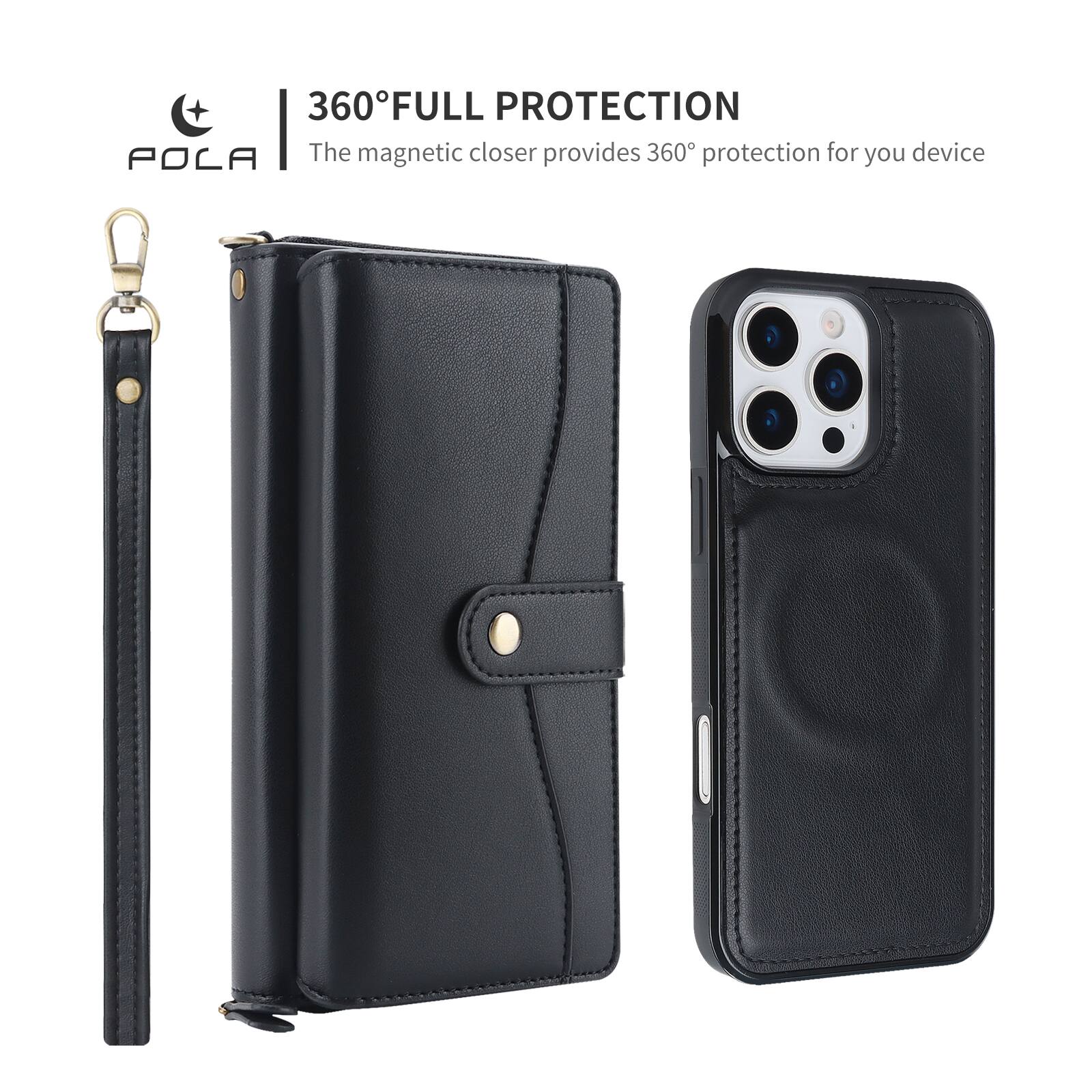 360° FULL PROTECTION  
The magnetic closer provides 360° protection for your device