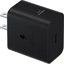 Samsung - Super Fast Charging 45W Power Adapter - Black