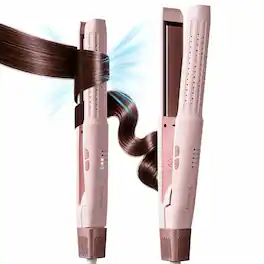 Tideway - 360° Airflow Styler Hair Straightener and Curler 2-in-1 - Pink