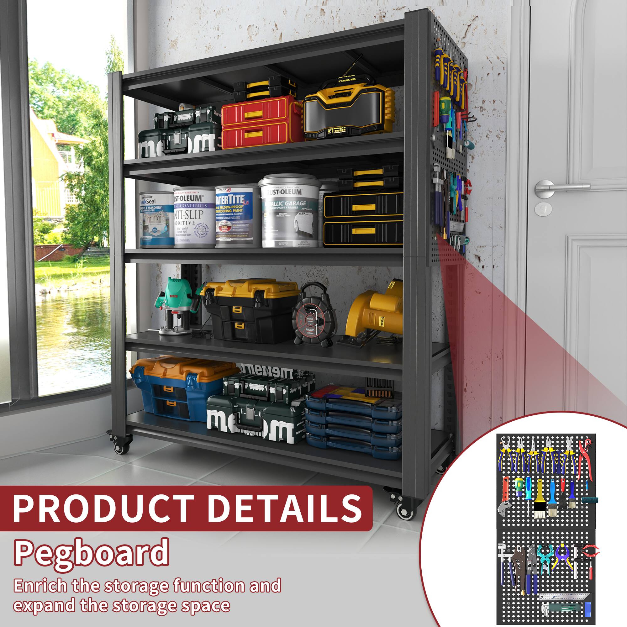 PRODUCT DETAILS  
Pegboard  
Enrich the storage function and expand the storage space
