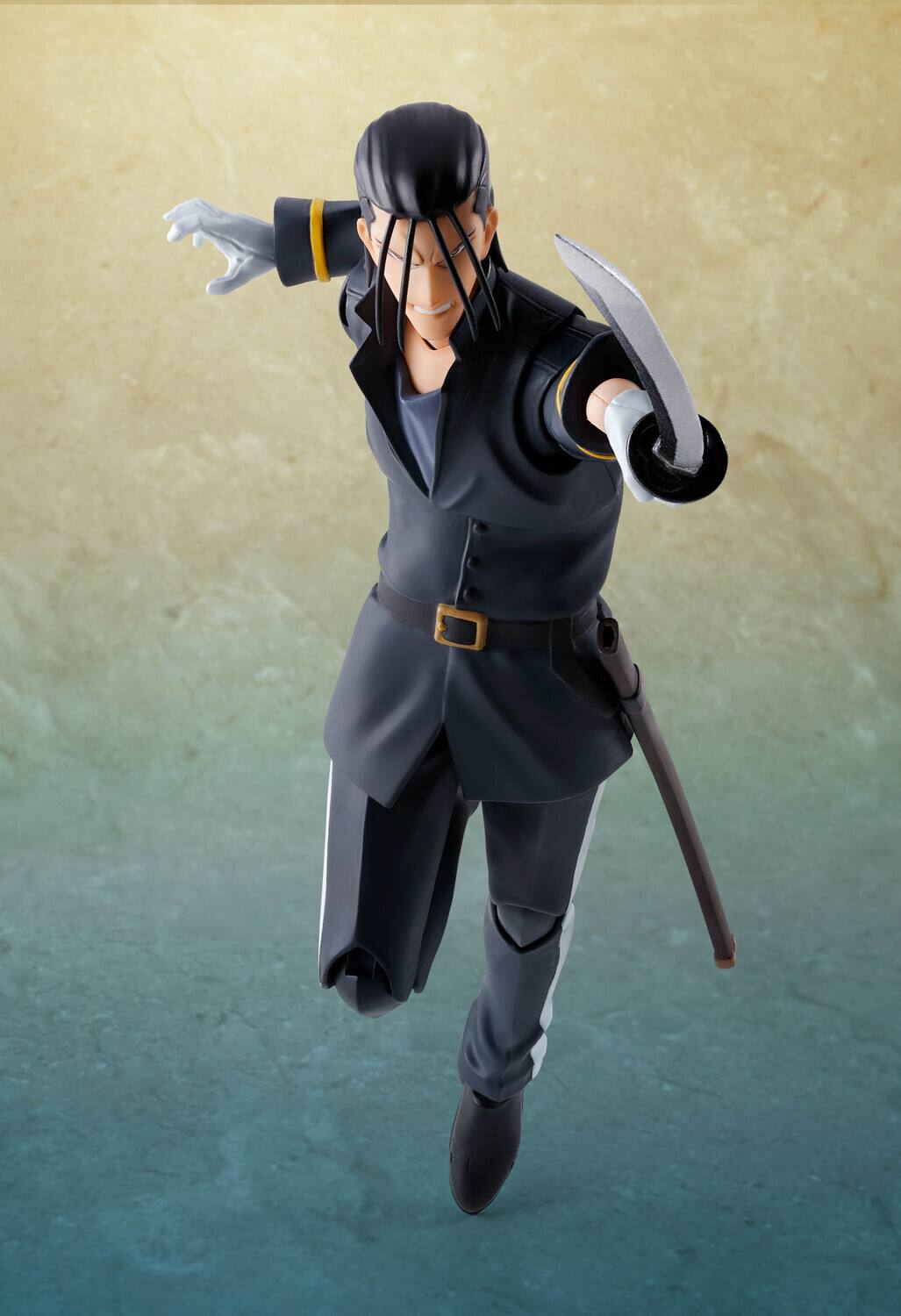 Alt View 4. PopMarket - Tamashii Nations - Rurouni Kenshin - S.H.Figuarts - Hajime Saito Action Figure   - COLLECTIBLES - Multicolor.