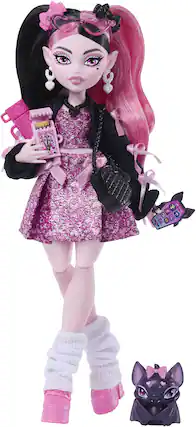 Front. Mattel - Mattel Collectible - Monster High Core Draculaura - COLLECTIBLES - Multicolor.