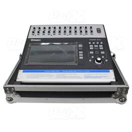 ProX - XS-QSCTMIX30 ATA-300 Style Flight/Road Case for QSC Touchmix 30 Pro Digital Mixer, Silver on Black